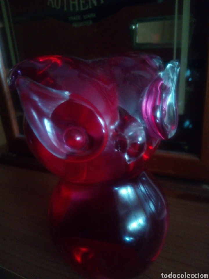Arte: B&uacute;ho cristal de Murano rojo - Foto 6