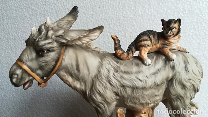 Arte: BISCUIT ITALIANO BURRO Y GATO - Foto 4