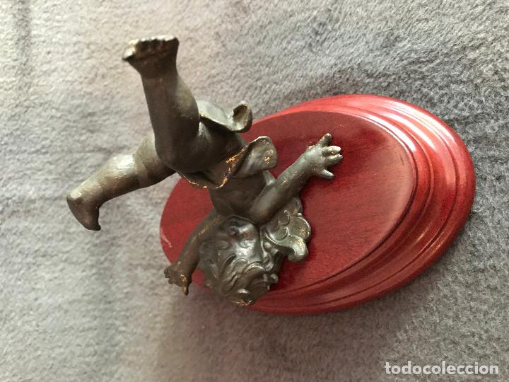 Arte: Juego de 4 Angeles sobre peana de madera - Foto 7