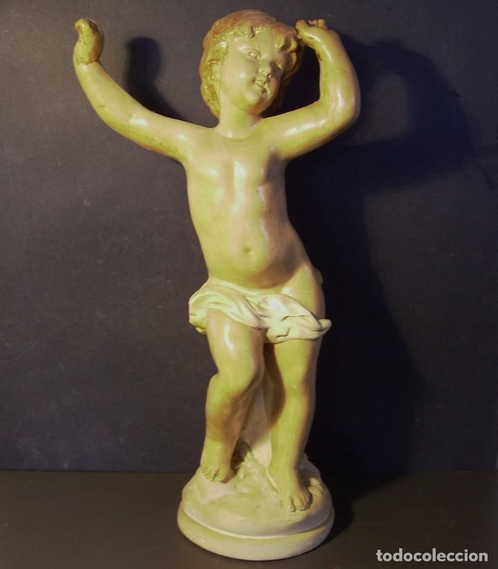 Arte: EXCEPCIONAL  FIGURA DE  NI&Ntilde;O  XIX - Foto 1