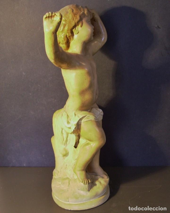 Arte: EXCEPCIONAL  FIGURA DE  NI&Ntilde;O  XIX - Foto 4