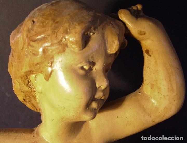 Arte: EXCEPCIONAL  FIGURA DE  NI&Ntilde;O  XIX - Foto 11