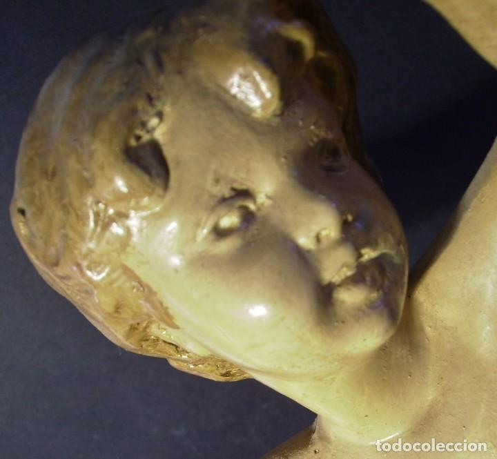 Arte: EXCEPCIONAL  FIGURA DE  NI&Ntilde;O  XIX - Foto 17