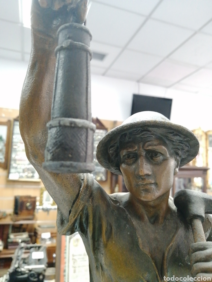 Arte: Escultura francesa de calamina J. Becox - Foto 3