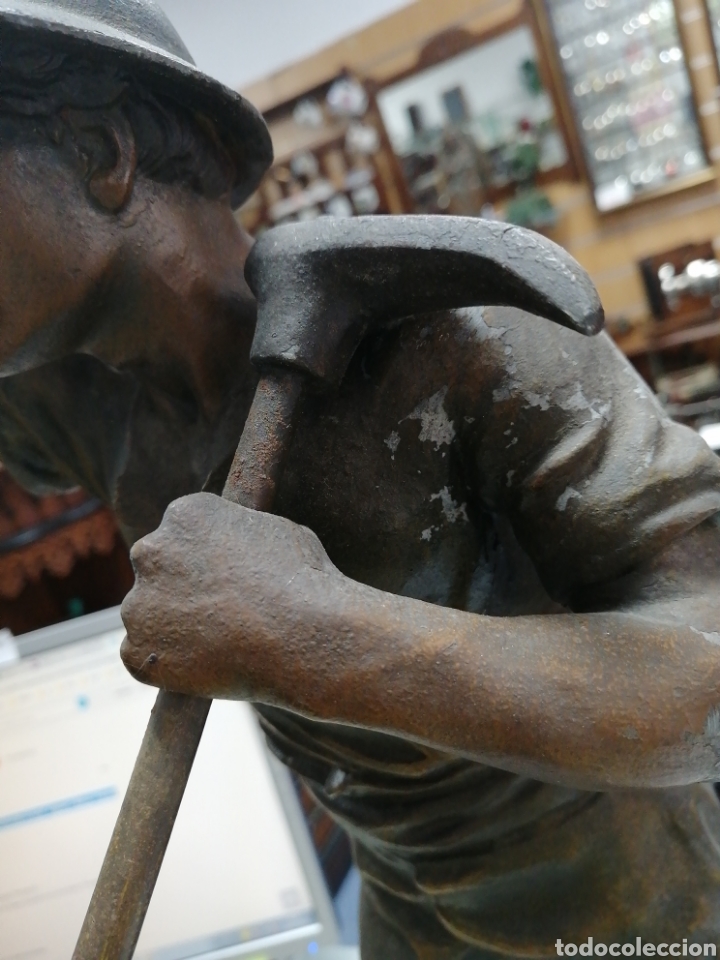 Arte: Escultura francesa de calamina J. Becox - Foto 4