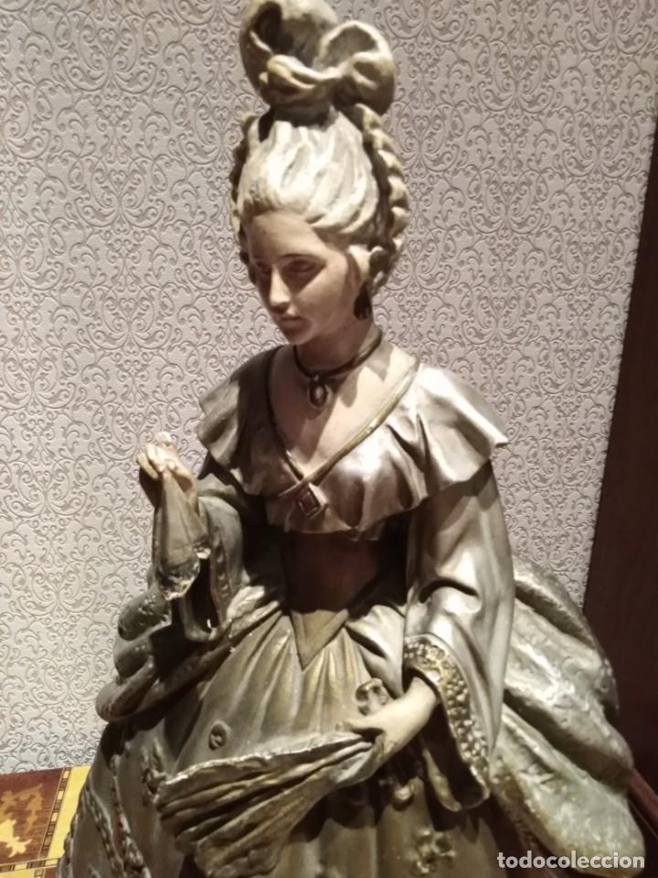 Arte: Escultura de dama pasta de estuco. Olot - Foto 2