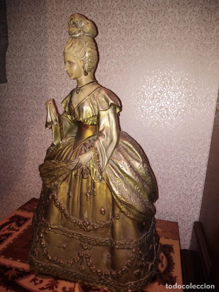 Arte: Escultura de dama pasta de estuco. Olot - Foto 3