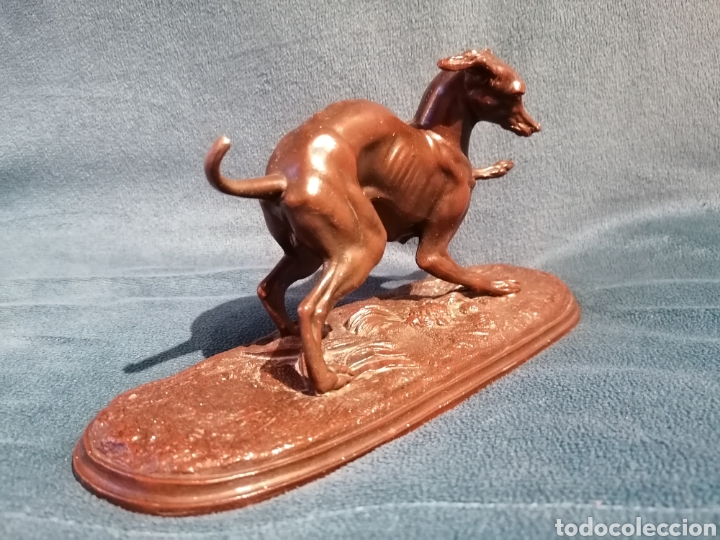 Arte: FIGURA ANTIGUA DE GALGO - Foto 2
