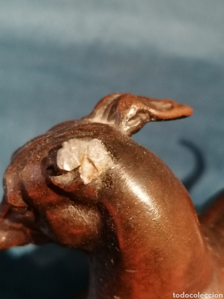 Arte: FIGURA ANTIGUA DE GALGO - Foto 4