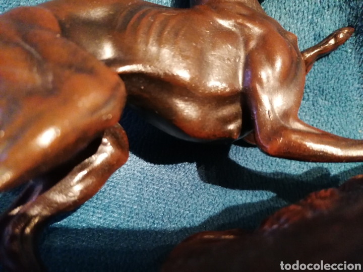 Arte: FIGURA ANTIGUA DE GALGO - Foto 12
