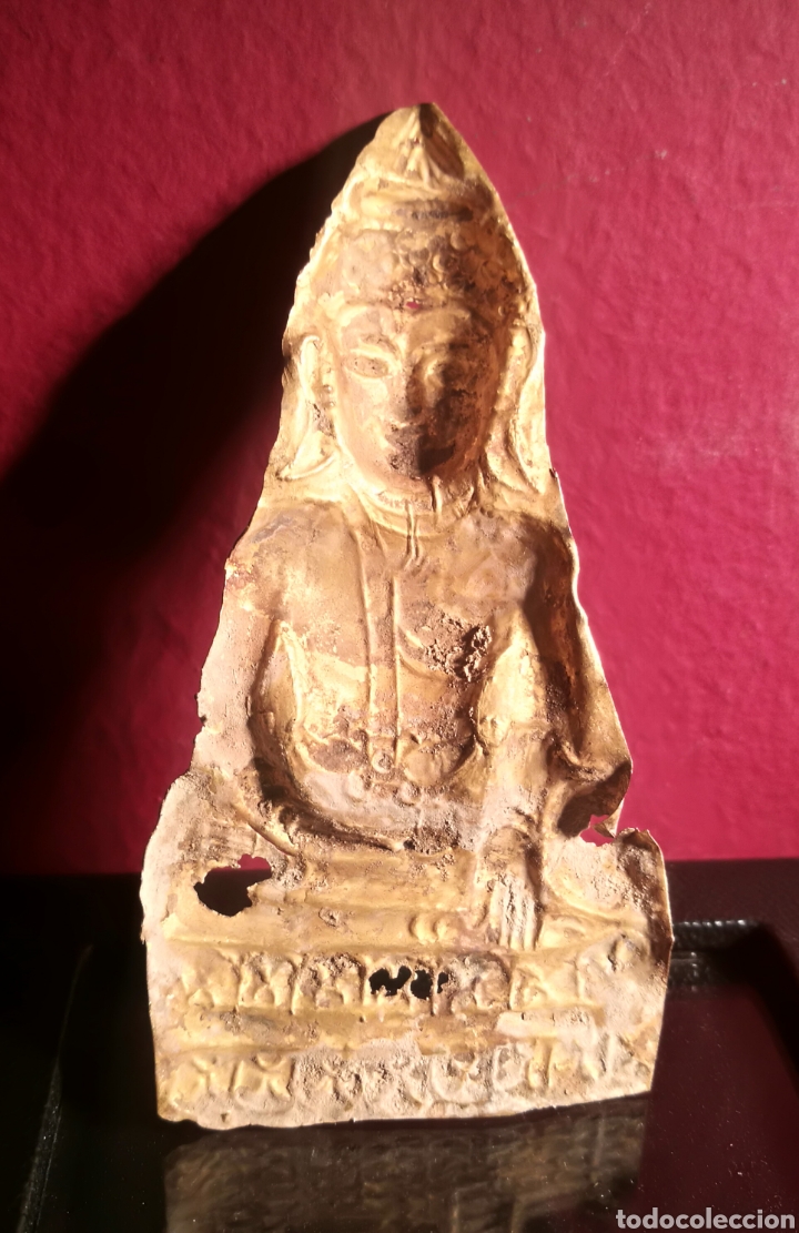 Arte: BUDA KHMER DE ORO S.XII-XIII - Foto 3