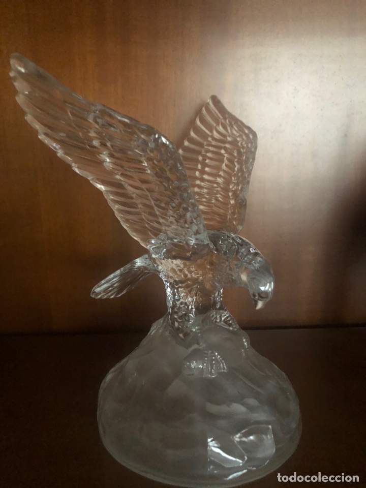 Arte: Figura aguilas tallado en cristal - Foto 3