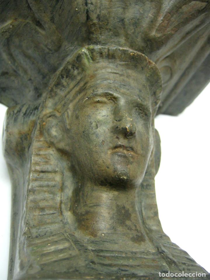 Arte: XIX Peana con cariatide - imperio - Foto 4