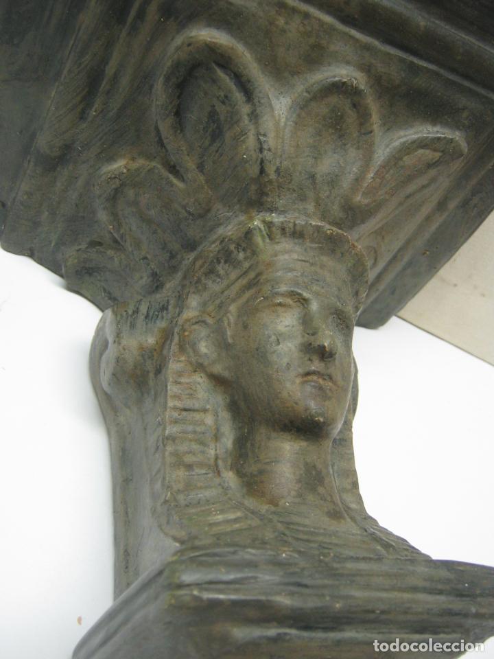 Arte: XIX Peana con cariatide - imperio - Foto 2