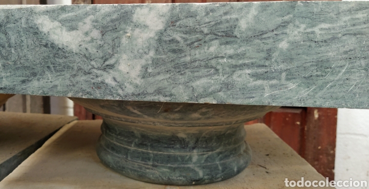 Arte: Pareja de columnas m&aacute;rmol verde makael. - Foto 3