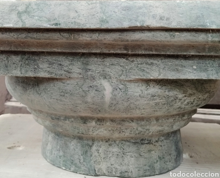 Arte: Pareja de columnas m&aacute;rmol verde makael. - Foto 7