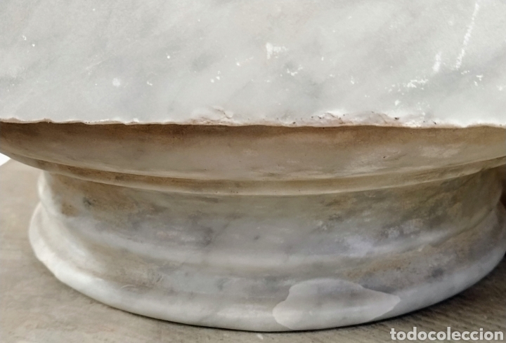 Arte: Pareja de columnas m&aacute;rmol blanco de carrara. - Foto 6