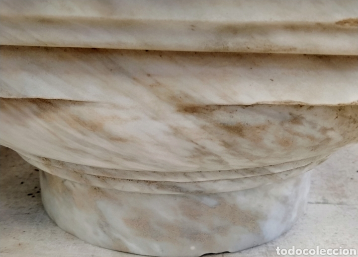 Arte: Pareja de columnas m&aacute;rmol blanco de carrara. - Foto 7