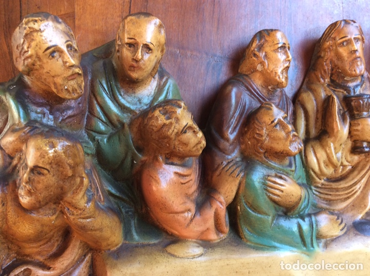Arte: Santa Cena policromado - Foto 4