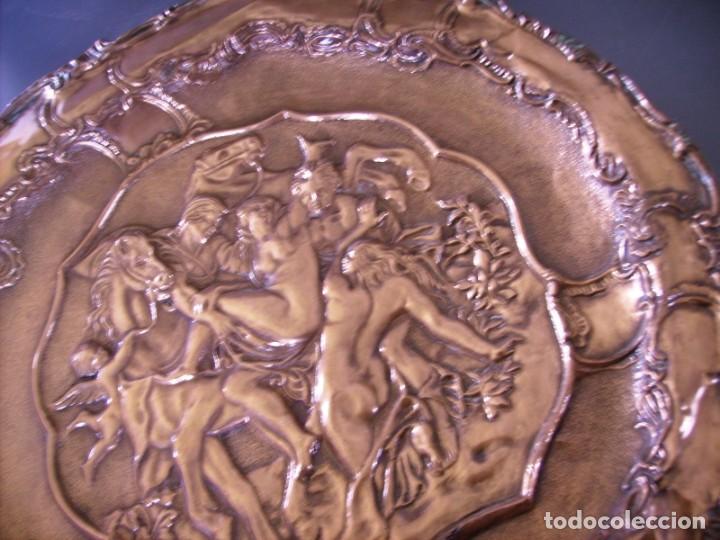 Arte: SOBERBIO PLATO DE COBRE XIX - Foto 10