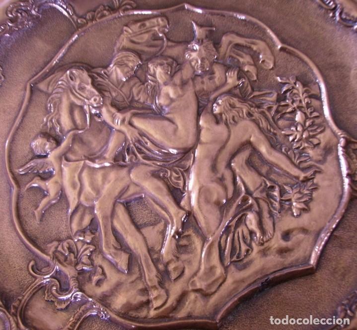 Arte: SOBERBIO PLATO DE COBRE XIX - Foto 12