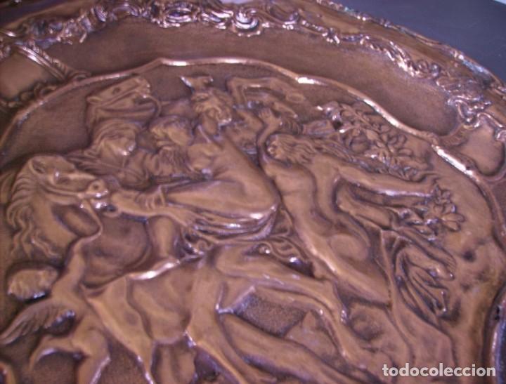 Arte: SOBERBIO PLATO DE COBRE XIX - Foto 14