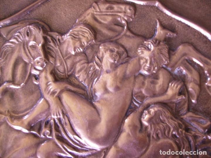 Arte: SOBERBIO PLATO DE COBRE XIX - Foto 15