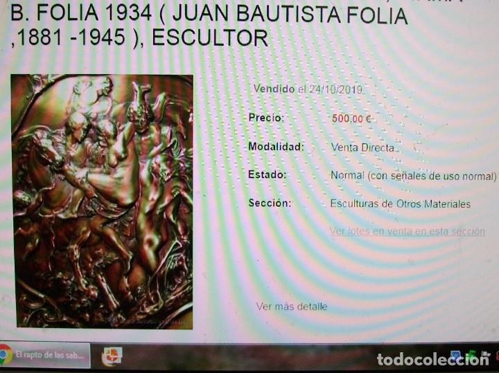 Arte: SOBERBIO PLATO DE COBRE XIX - Foto 23