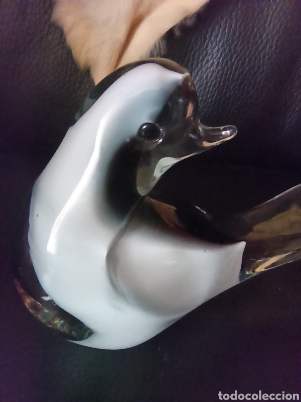 Arte: P&aacute;jaro en cristal de Murano cristal - Foto 1