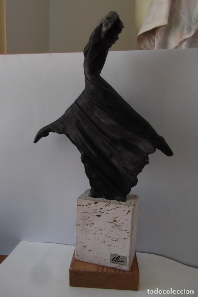 Arte: &iexcl;&iexcl; BAILARINA SOBRE ESPUMA DEL MAR. . FIRMADA. !! - Foto 10