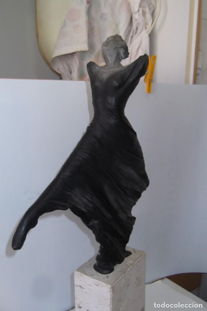 Arte: &iexcl;&iexcl; BAILARINA SOBRE ESPUMA DEL MAR. . FIRMADA. !! - Foto 14