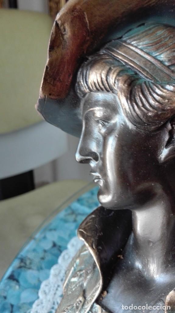 Arte: Busto de dama antigua con sombrero - Foto 7