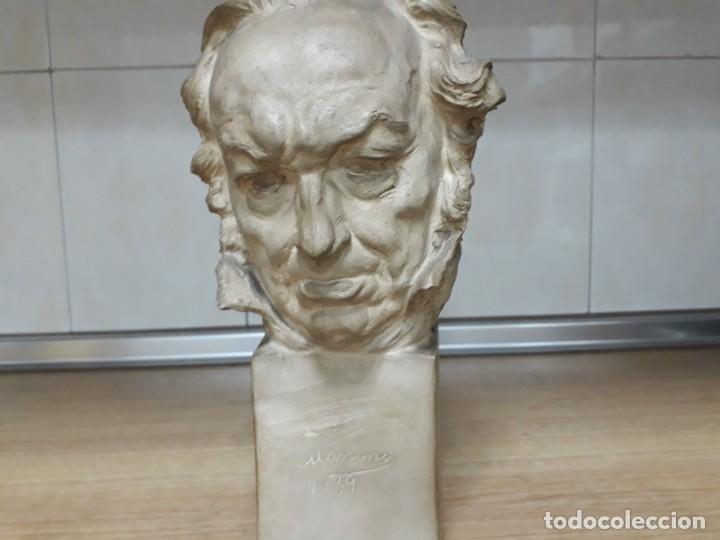 Arte: CABEZA DE GOYA MARIANO BENLLIURE - Foto 2