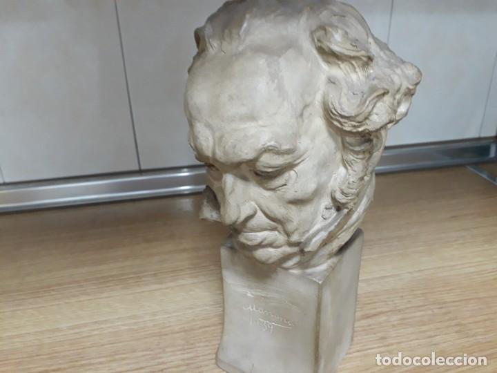 Arte: CABEZA DE GOYA MARIANO BENLLIURE - Foto 6