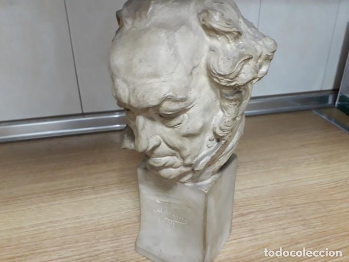 Arte: CABEZA DE GOYA MARIANO BENLLIURE - Foto 7