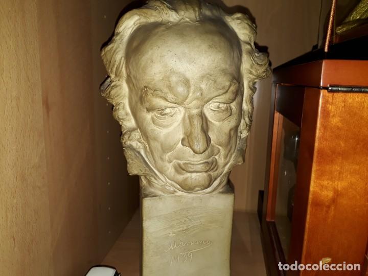 Arte: CABEZA DE GOYA MARIANO BENLLIURE - Foto 11