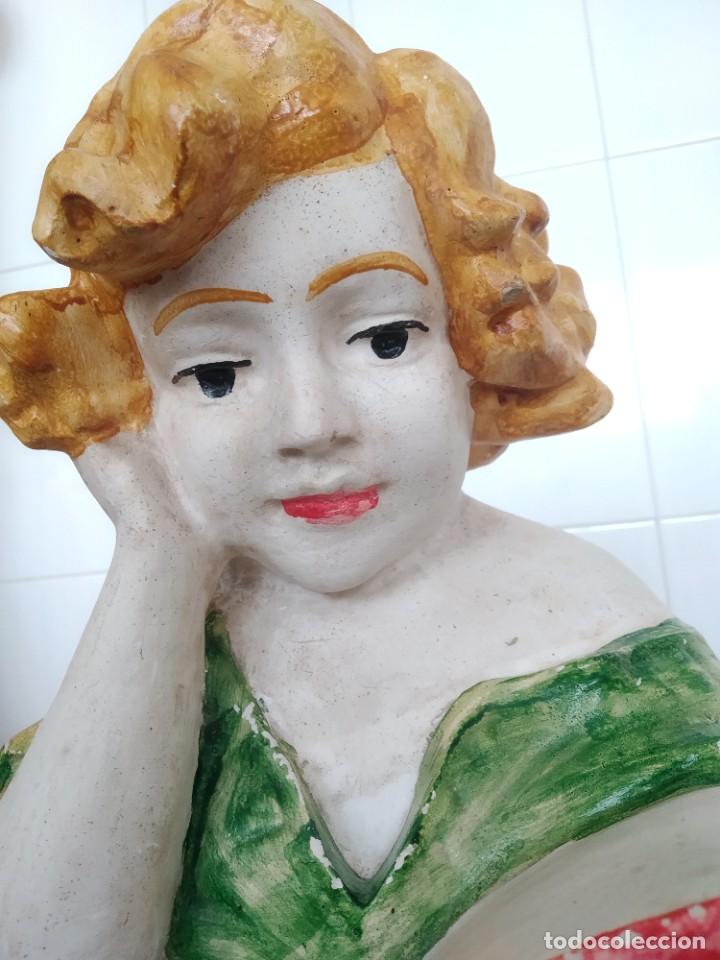 Arte: Busto escayola mujer leyendo - Foto 2