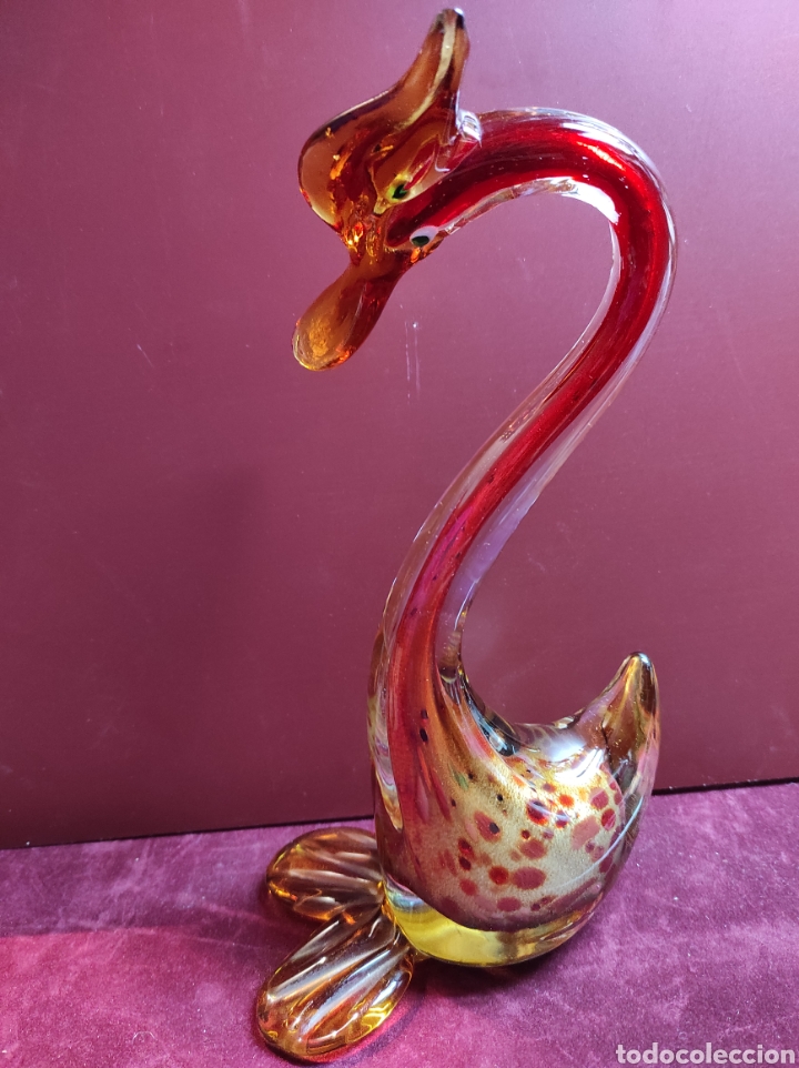 Arte: Figura Pato Cristal de Murano - Foto 2