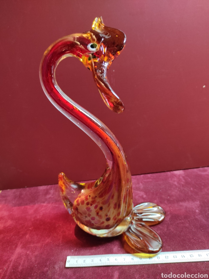 Arte: Figura Pato Cristal de Murano - Foto 1