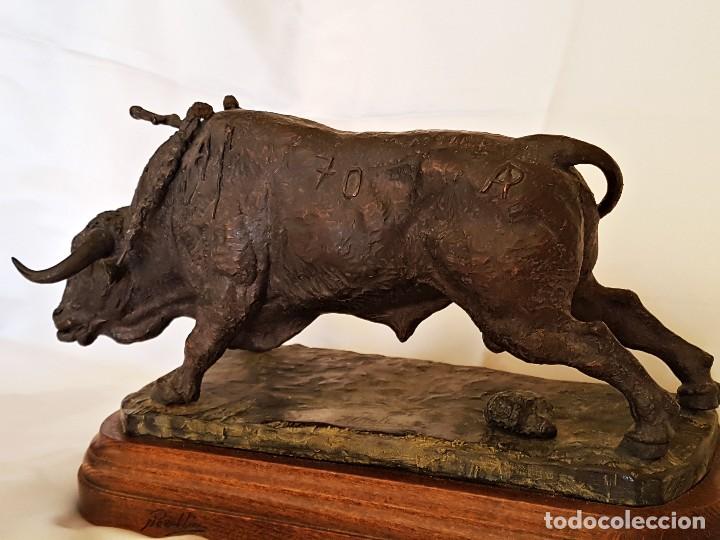 Arte: LA ESTOCADA II, ESCULTURA EN GR&Eacute;S DE ANDR&Eacute;S PERALTA. 1990 - Foto 3