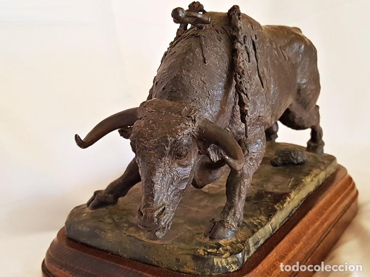 Arte: LA ESTOCADA II, ESCULTURA EN GR&Eacute;S DE ANDR&Eacute;S PERALTA. 1990 - Foto 8