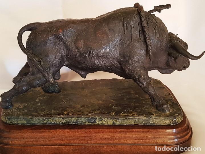 Arte: LA ESTOCADA II, ESCULTURA EN GR&Eacute;S DE ANDR&Eacute;S PERALTA. 1990 - Foto 9