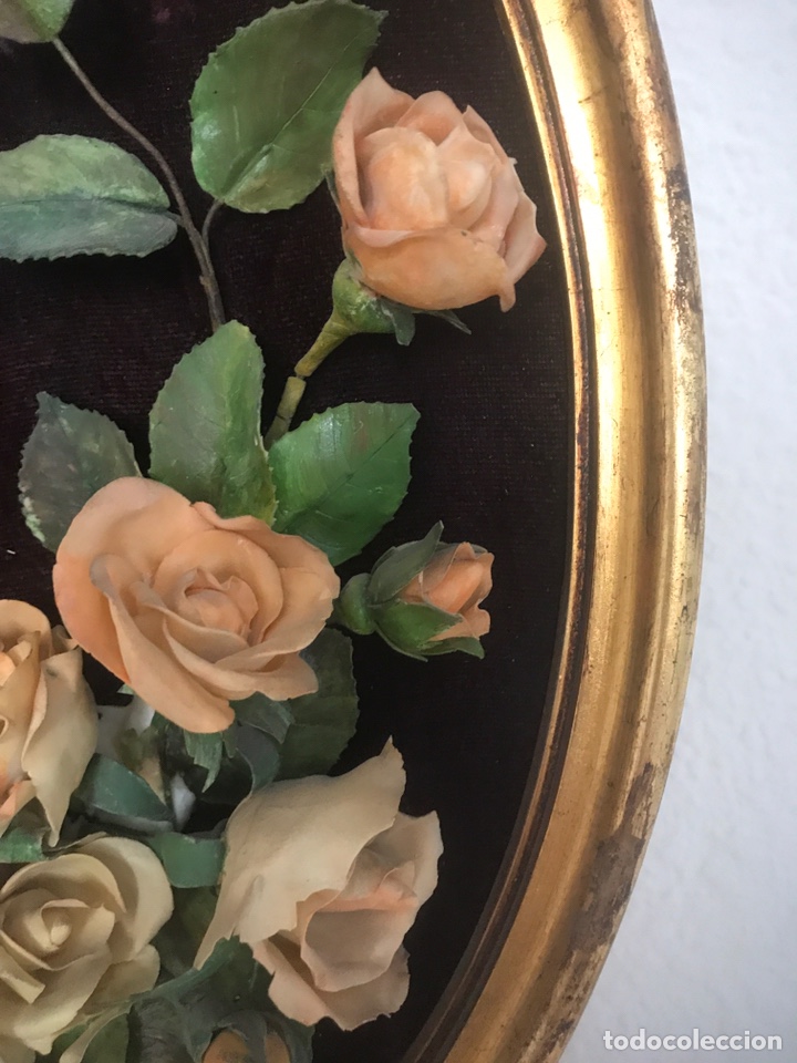 Arte: Cuadro ovalado rosas - Foto 2