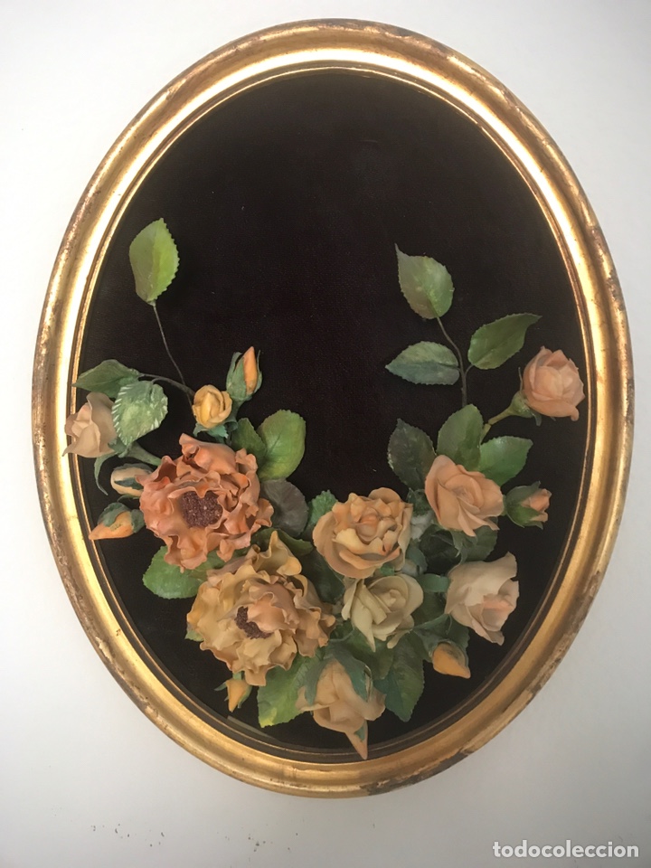 Arte: Cuadro ovalado rosas - Foto 1
