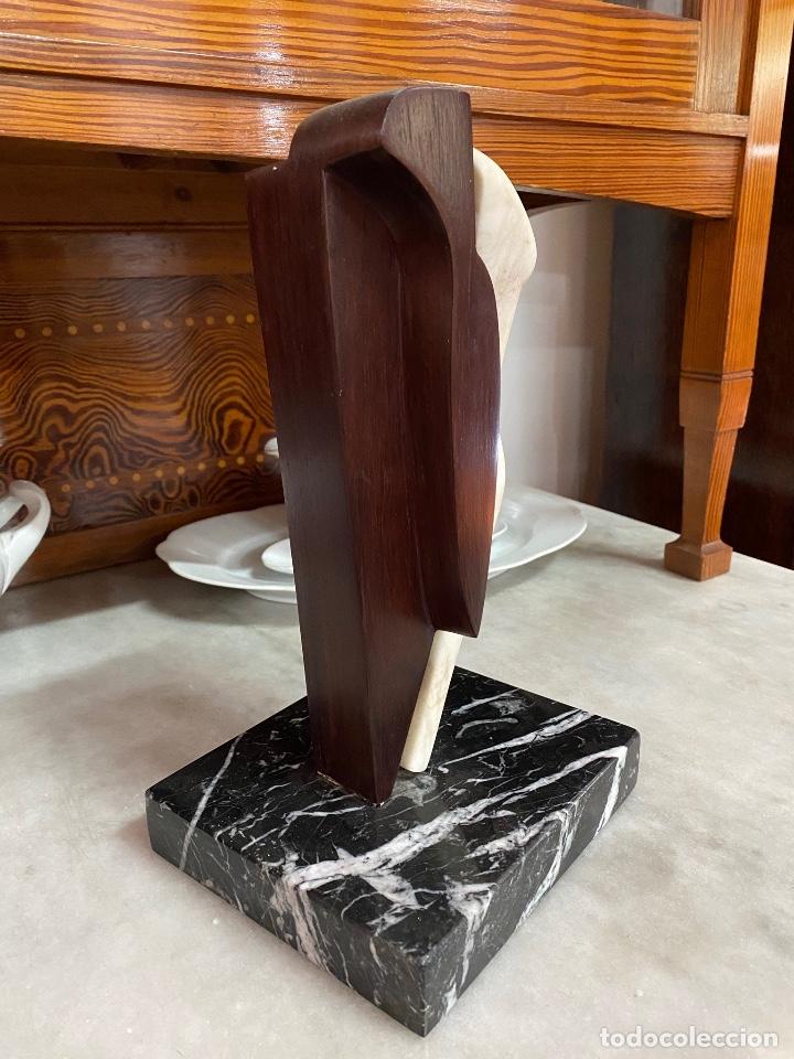Arte: Escultura de m&aacute;rmol y madera - Foto 3