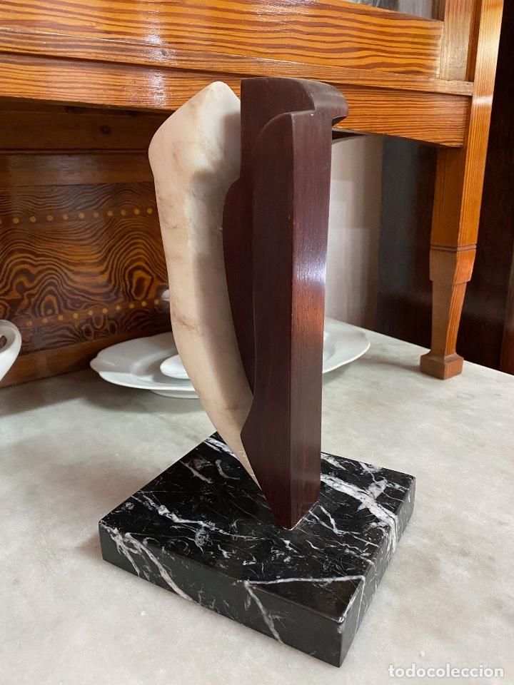 Arte: Escultura de m&aacute;rmol y madera - Foto 4