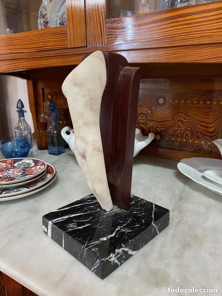 Arte: Escultura de m&aacute;rmol y madera - Foto 5