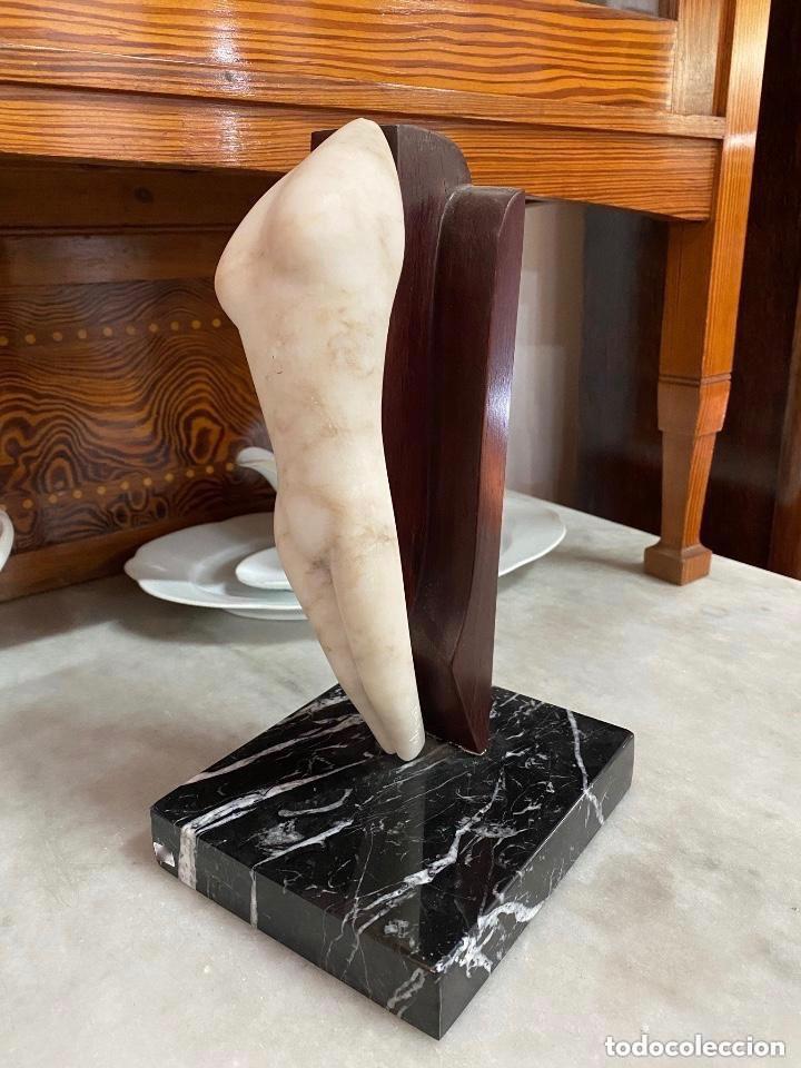 Arte: Escultura de m&aacute;rmol y madera - Foto 6