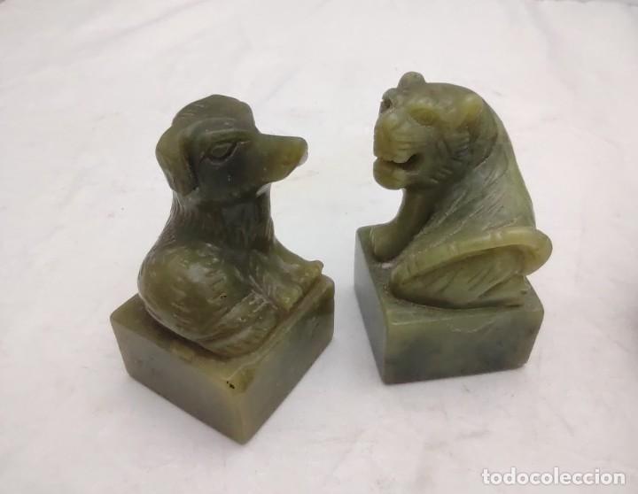 Arte: Pareja de figuras de serpentina. - Foto 3