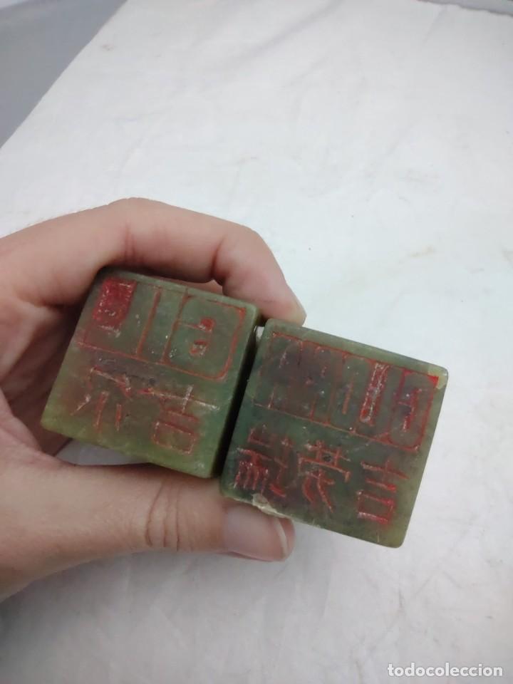 Arte: Pareja de figuras de serpentina. - Foto 4